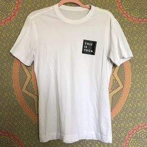 Lululemon 5-year basic tee This is Yoga